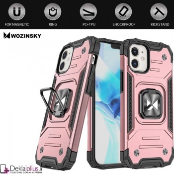 Wozinsky 4in1 smūgiams atsparus dėklas - rausvas (Apple Iphone 12 Mini)